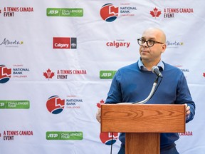 Danny Da Costa, Calgary National Bank Challenger Tournament Director, is photographed during the 2020 Calgary National Bank Challenge press conference on Monday, February 10, 2020. Azin Ghaffari/Postmedia