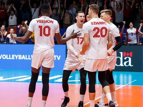 The Canadian National men's volleyball squad is ranked 10th in the world. Photo courtesy Tourism Calgary.