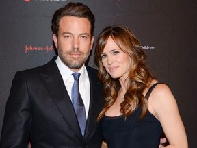 In this Nov. 19, 2014 file photo, actor Ben Affleck and his wife actress Jennifer Garner attend the 2nd Annual Save the Children Illumination Gala in New York.
