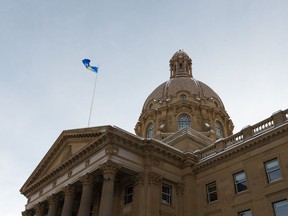 The cupola of the Alberta Legislature is seen in Edmonton in this file shot.