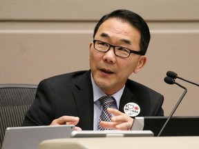 City councillor Sean Chu was photographed in Calgary City Council chambers on Tuesday February 11, 2020. Gavin Young/Postmedia