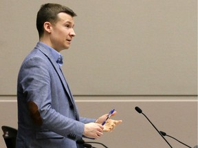 City councillor Jeromy Farkas was photographed in Calgary City Council chambers on Tuesday February 11, 2020. Gavin Young/Postmedia