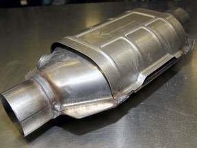 A catalytic converter for sale at Auto Value Auto Parts. Friday, February 21, 2020.