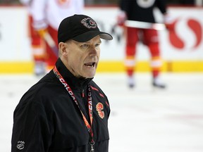 Geoff Ward will be back next season as head coach of the Calgary Flames.
