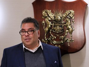 Calgary Mayor Naheed Nenshi speaks about his participation in an upcoming economic mission to India on Thursday, February 27, 2020.  Gavin Young/Postmedia