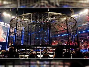 The Elimination Chamber. (WWE Photo)