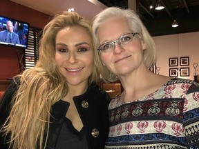 Rachel Ling and Natalya after Raw in Winnipeg. Grateful to Rachel for capturing so many incredible moments in my career. (Supplied Photo)