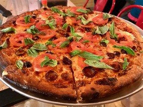 Carmine's special pizza from Carmine's Pizzeria.