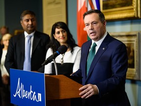 Premier Jason Kenney announces the government's contribution to renovations of the Glenbow Museum on speaks during a news conference regarding a renovation project announcement at the Glenbow Museum on Friday, February 21, 2020.