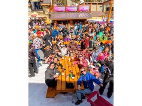 Spring is on the way! On weekends, starting March 7, Sunshine will be hosting a BBQ and beer garden party in the base area from 2:30 p.m. to 5:30 p.m.  Photo courtesy of Sunshine Village.