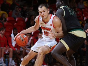The Dinos' Brett Layton has earned U Sports player-of-the-year honours. Photo by David Moll, University of Calgary /Special to Postmedia.