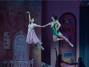Alberta Ballet's next show is Peter Pan, choreographed by Septime Webre. Images courtesy of Cincinatti Ballet where it was mounted in 2018.