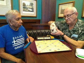 Albert Hahn, 71, and Siri Tillekeratne, 78. The two friends are currently aboard the Norwegian Spirit, a cruise ship carrying more than 2,000 passengers off the coast of South Africa in the Indian Ocean. Both men have competed at the world Scrabble championships, and they are making the best of their situation playing the game and teaching other passengers as they hope to disembark on March 22 from Capetown (but they still don’t know). No one on the ship has been diagnosed with COVID-19.