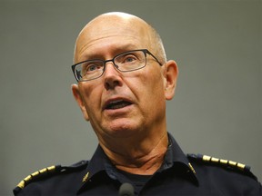 Tom Sampson, Calgary Emergency Management Agency Chief at the Emergency Operations Centre want to stress the importance of distancing and washing your hands in Calgary on Thursday, March 19, 2020. Darren Makowichuk/Postmedia