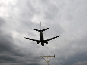 A Boeing 737 aircraft prepares to land on May 24, 2011, at Arlanda airport, north of Stockholm.