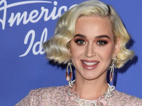 Katy Perry attends the premiere event for "American Idol" hosted by ABC at Hollywood Roosevelt Hotel on Feb. 12, 2020 in Hollywood, Calif. (Jon Kopaloff/Getty Images)