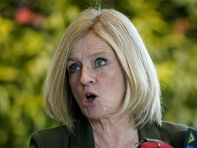 Alberta NDP Opposition Leader Rachel Notley called on the UCP government to nix the budget due to the COVID-19 crisis on Monday March 9, 2020. (PHOTO BY LARRY WONG/POSTMEDIA)