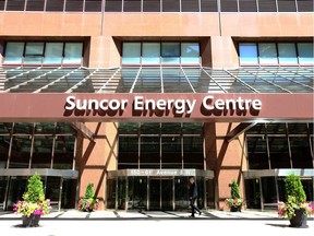 The Suncor Energy Centre office is shown in Calgary, Alta on Thursday July 30, 2015.