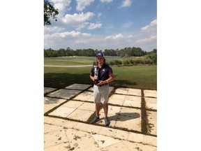BrendanMacDougall -- Calgary-raised golfer Brendan MacDougall won the individual title at The Challenge at The Concession in Bradenton, Fla., in what may have been his final event with the High Point University Panthers golf team. (Courtesy of High Point Athletics)