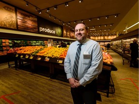 Kevin Wilson, Beltline Safeway store manager, poses for a photo on Thursday, April 2, 2020. Azin Ghaffari/Postmedia