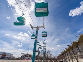 Pictured is Stampede grounds on Thursday, April 23, 2020. Azin Ghaffari/Postmedia