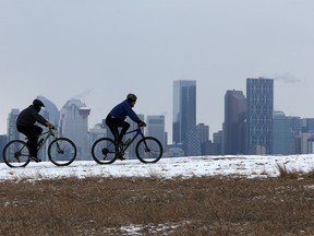 The weather matched the mood of the city as Calgary continued to deal with the COVID-19 pandemic on Thursday, April 2, 2020.