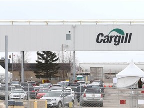 The Cargill plant north of High River, AB, south of Calgary is shown on Friday, April 17, 2020. Jim Wells/Postmedia