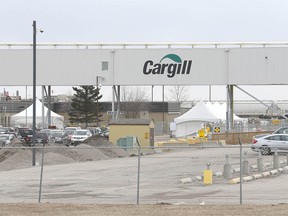 The Cargill plant north of High River, AB, south of Calgary is shown on Friday, April 17, 2020. Jim Wells/Postmedia