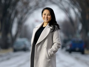 Lourdes Juan founder of Leftovers Foundtion which rescues unsold food from participating businesses and delivers it to those in need in Calgary on Monday, March 30, 2020. Darren Makowichuk/Postmedia