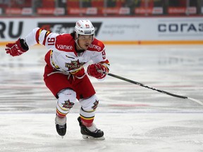 Cochrane’s Tyler Wong tied for the team scoring lead in his first season with the KHL’s Kunlun Red Star, based in Beijing.