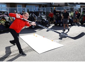 Calgary Flames GM Brad Treliving as the team hosted the Calgary Flames Celebrity Charity Golf Classic, their annual fundraiser for the Calgary Flames Foundation, which took place at two  golf courses: The Country Hills Golf Club and The Links of Glen Eagles in Calgary on Sept. 4, 2019. Darren Makowichuk/Postmedia