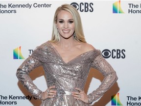 Singer Carrie Underwood arrives for the 42nd Annual Kennedy Awards Honors in Washington, U.S., December 8, 2019.