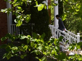 Prime Minister Justin Trudeau holds a press conference at Rideau Cottage amid the COVID-19 pandemic in Ottawa on Thursday, May 21, 2020.