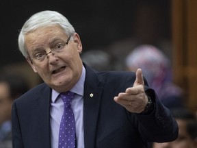Minister of Transport Marc Garneau responds to a question during Question Period in the House of Commons Tuesday, Feb. 25, 2020, in Ottawa.