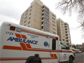 The Edmonton General Continuing Care Centre at 11111 Jasper Ave. in Edmonton. On April 28 health officials were investigating a COVID-19 positive case at the facility.