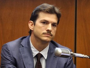 Ashton Kutcher testifies during the trial of alleged serial killer Michael Gargiulo.