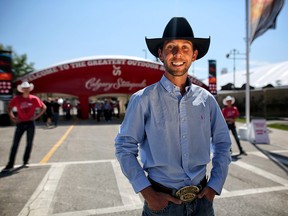 Filipe Masetti Leite poses for a photo on the Stampede grounds in Calgary on July 5, 2018.