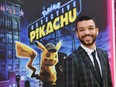 Justice Smith attends the premiere of "Pokemon Detective Pikachu" at Military Island - Times Square on May 2, 2019 in New York City.