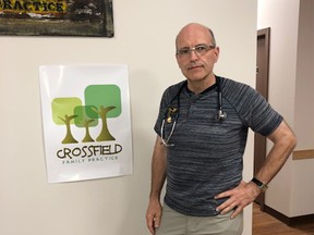 Dr. Robert Collingridge of Crossfield Family Practice says their office is closing on August 31 and they blame the uncertainty caused by the Alberta government.