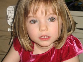 An undated handout photograph released by the Metropolitan Police in London on June 3, 2020, shows Madeleine McCann who disappeared in Praia da Luz, Portugal on May 3, 2007.