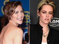 Maggie Gyllenhaal, left, and Kristen Stewart.