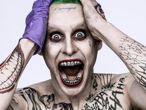 Jared Leto as Joker in Suicide Squad.