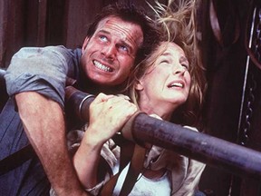 Bill Paxton and Helen Hunt star in "Twister."