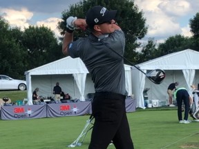 Aaron Crawford missed the cut at the PGA’s 3M Open, but loved every minute of his time there. Photo courtesy of Aaron Crawford