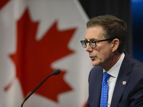 Bank of Canada Governor Tiff Macklem holds a press conference at the Bank of Canada amid the COVID-19 pandemic in Ottawa on Monday, June 22, 2020.