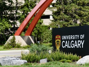 University of Calgary main entrance on Friday, June 12, 2020.