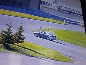 Airdrie RCMP are looking for this Honda Civic in relation to a break and enter.