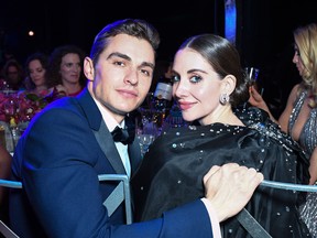Actors Dave Franco and Alison Brie attend the 25th Annual Screen Actors Guild Awards show at the Shrine Auditorium in Los Angeles on January 27, 2019.