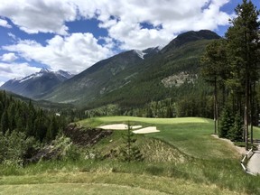 Greywolf’s famous sixth hole, nicknamed ‘Cliffhanger,’ from a different angle — the new green tees introduced at the start of the 2020 season.
