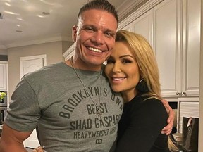 TJ Wilson and Natalya Neidhart.